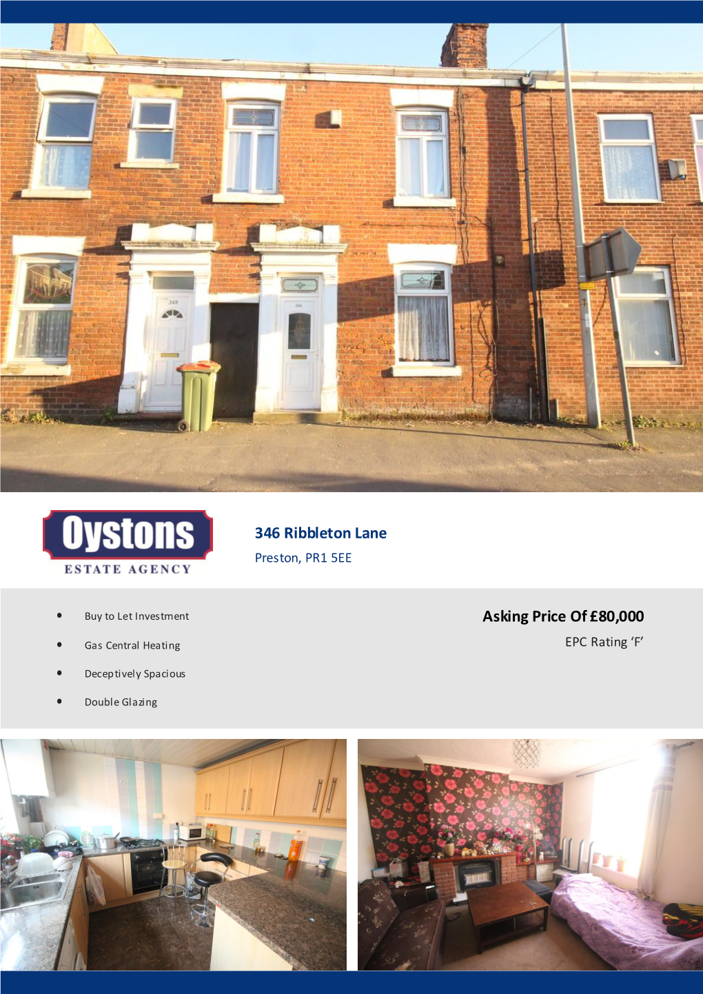 346 Ribbleton Lane Asking Price of £80,000