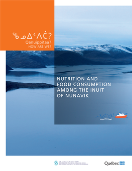 Nutrition and Food Consumption Among the Inuit of Nunavik