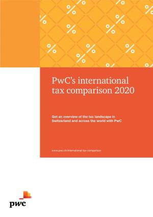 Pwc's International Tax Comparison 2020