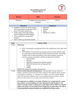 Mosquito Practice Plans