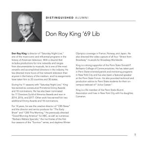 Don Roy King ’69 Lib