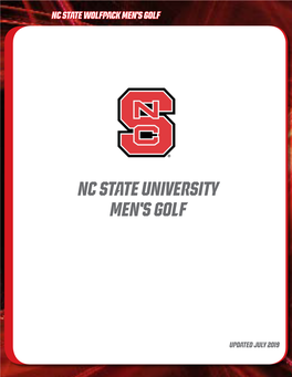 Nc State University Men's Golf