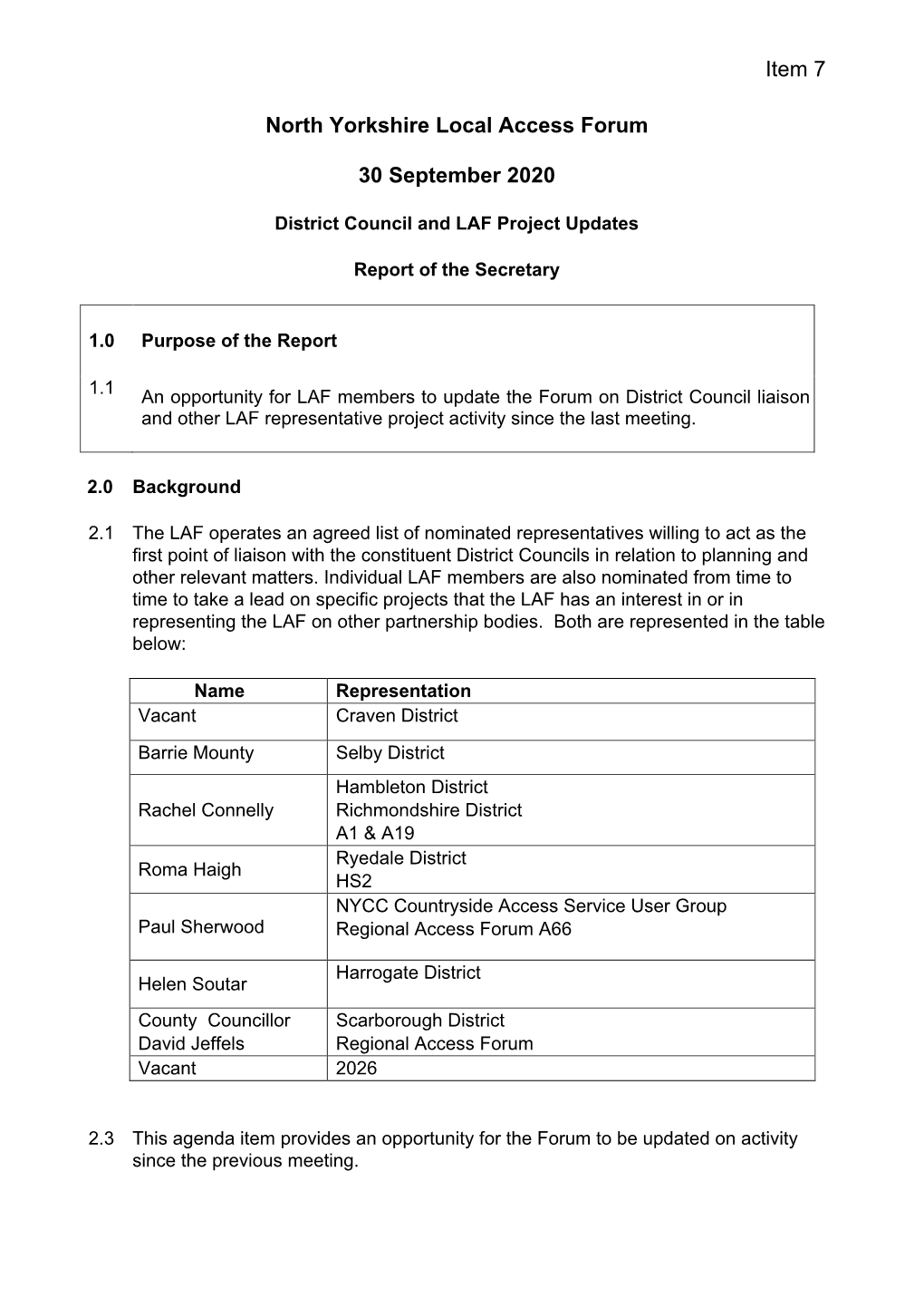 07 District Council and LAF Projects Update Report.Pdf