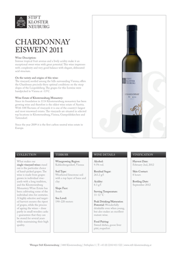 Datenblatt: Chardonnay Eiswein 2011 Englisch.Pdf