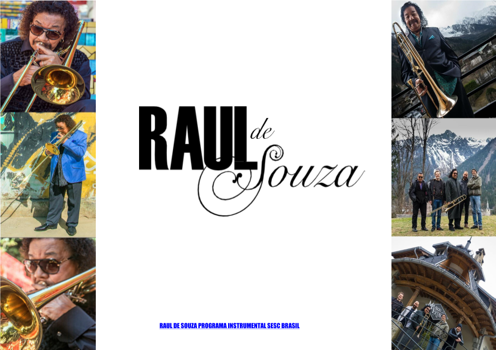 Raul De Souza Programa Instrumental Sesc Brasil