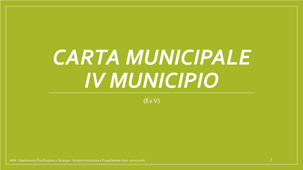 Municipio IV