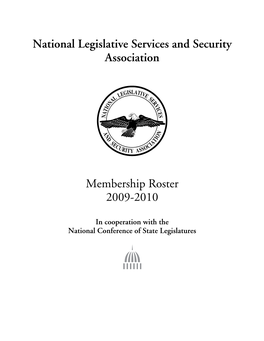 National Legislative Services and Security Association Membership