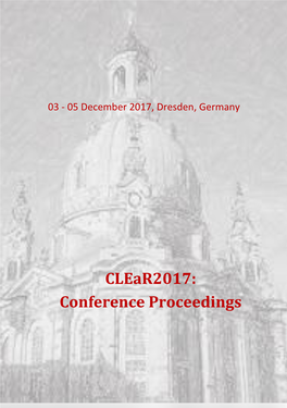 Clear2017: Conference Proceedings