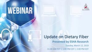 2019.03.12 Update on Dietary Fiber Slides Copy