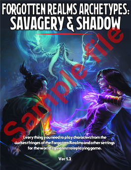 Archetypes of the Realms: Savagery & Shadow by Jeremy Forbing