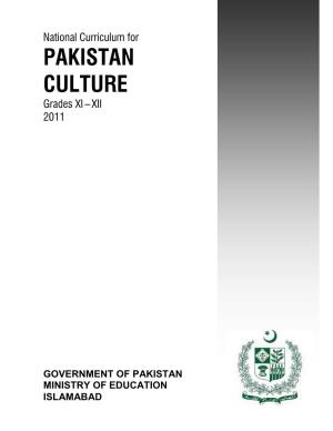 Pakistan Culture