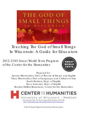 Teaching the God of Small Things in Wisconsin: a Guide for Educators