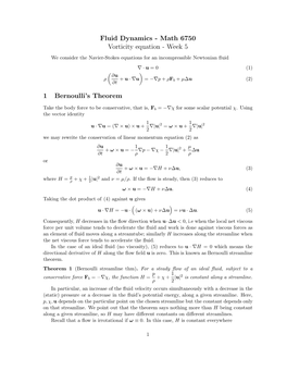 Fluid Dynamics