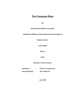 The Cassinga Raid