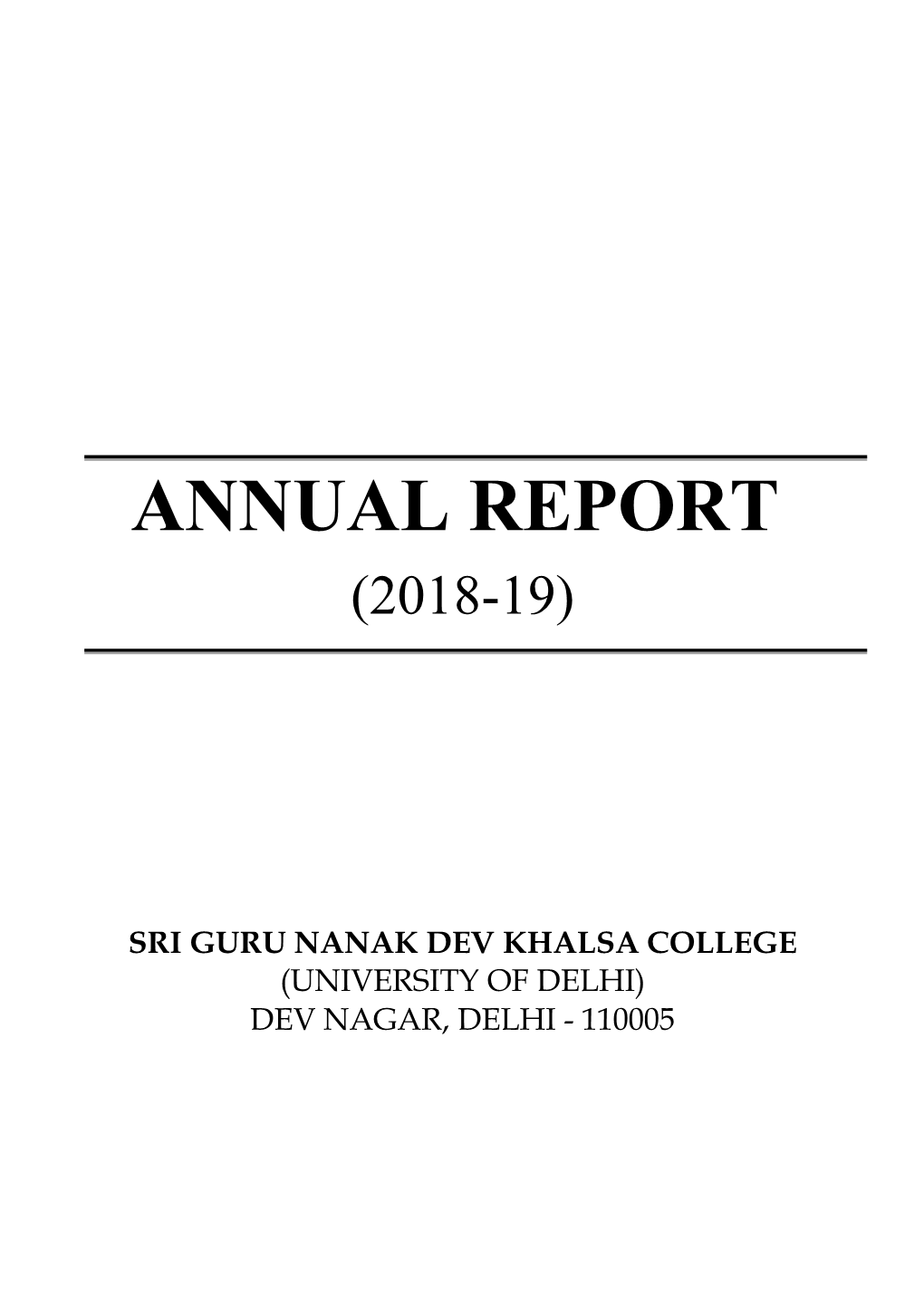 Annual Report (2018-19)