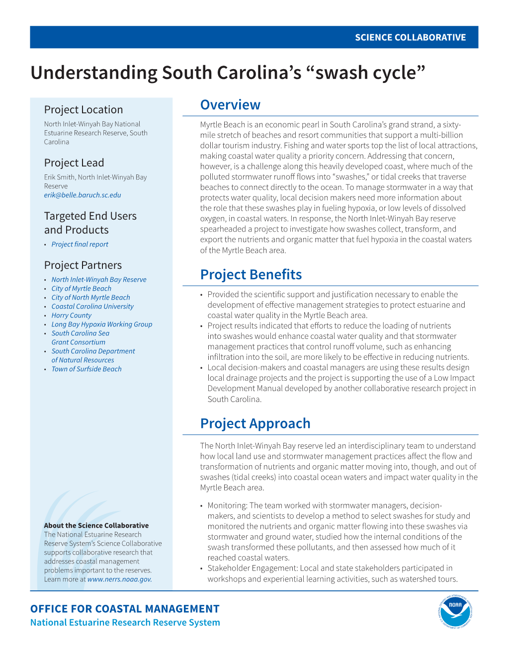 The Swash Cycle