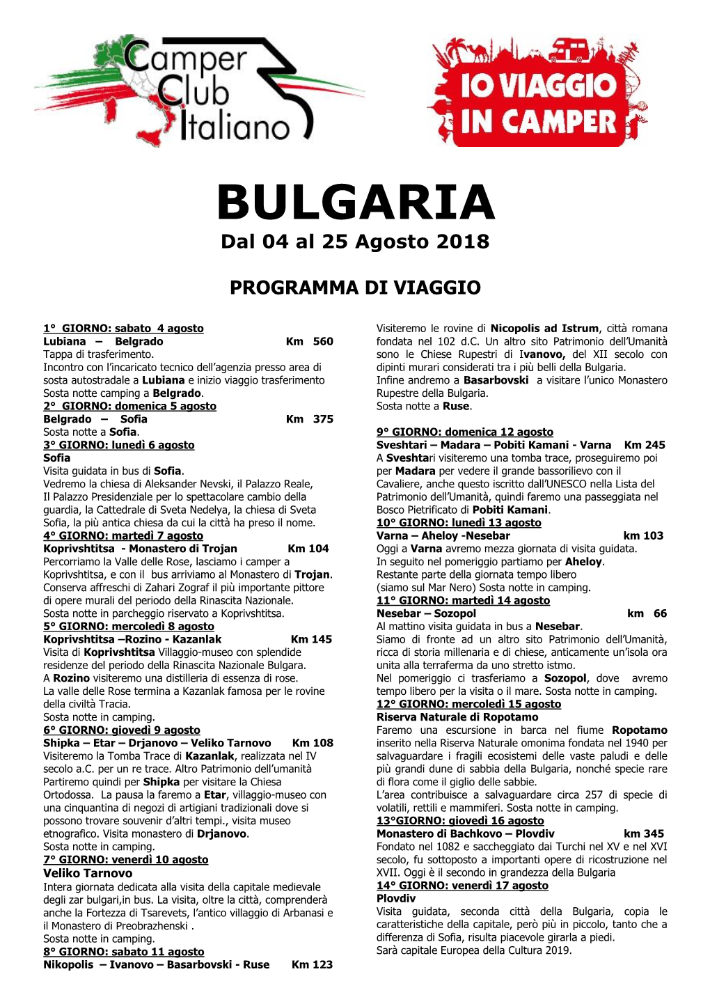 Programma Bulgaria
