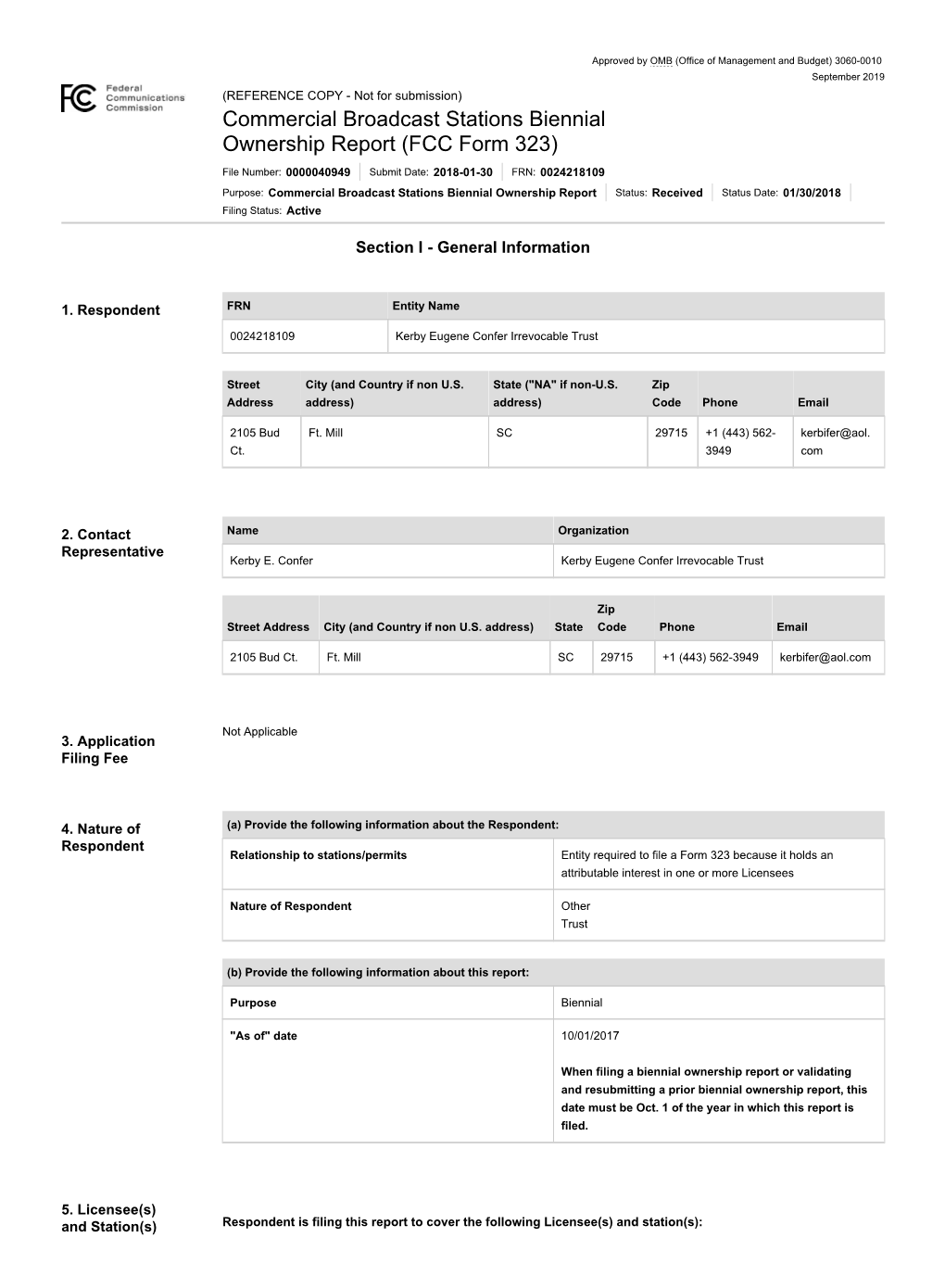 Licensing and Management System