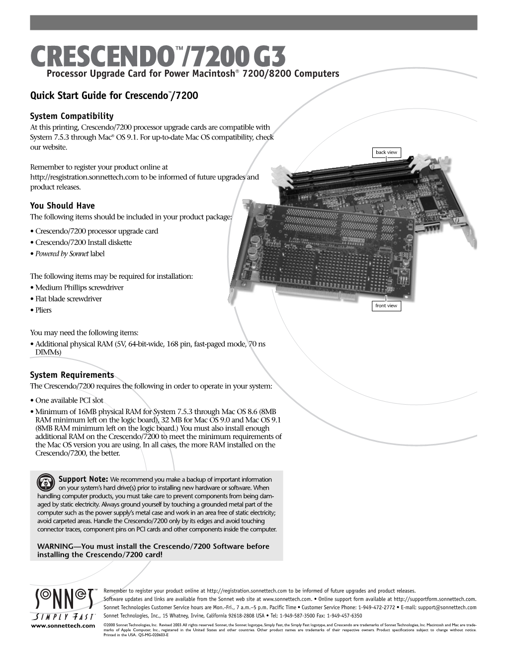 Crescendo 7200