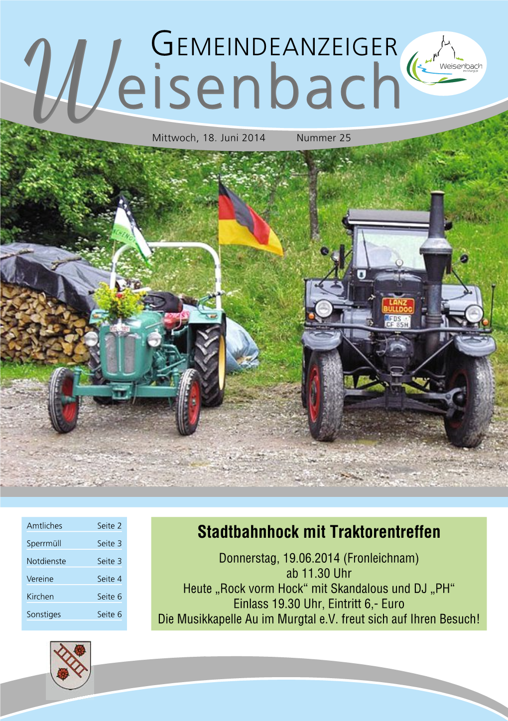 2014-06-18 Gemeindeanzeiger Weisenbach KW25