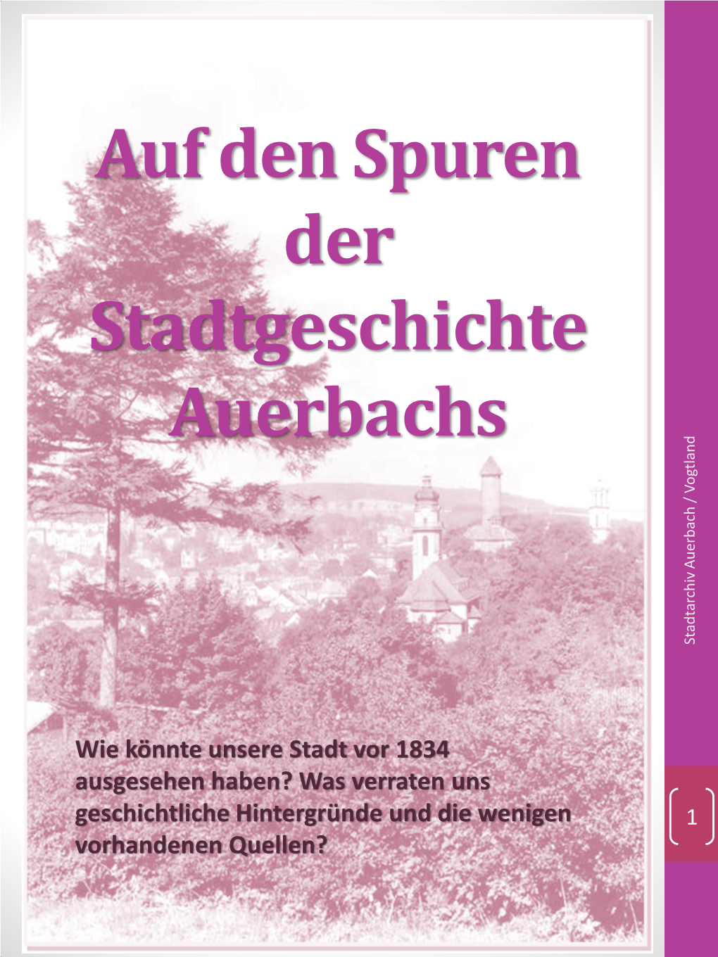 Auf Den Spuren Der Stadtgeschichte Auerbachs