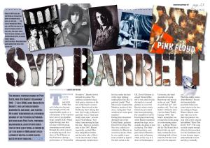 The Original Founder Member of Pink Floyd, Who Syd Barrett (6 January