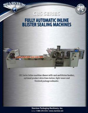 Fully Automatic Inline Blister Packaging Machines