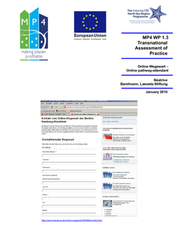 Transnational Assessment of Online Wegewart