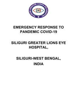 Emergrncy Response to Pandemic Covid-19