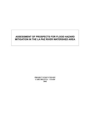 Assessment of Prospects for Flood Hazard Mitigation in the La Paz River Watershed Area