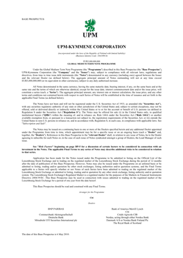 Upm-Kymmene Corporation