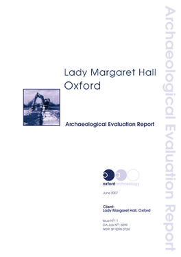 Archaeological Evaluation Report