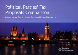 Political Parties' Tax Proposals Comparison