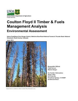 Coulton Floyd II Timber & Fuels Management Analysis
