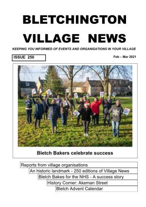 Village News Keeping You Informed of Events and Organisations in Your Village