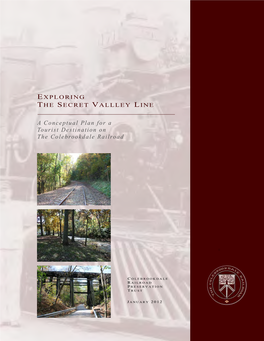 A Conceptual Plan for a Tourist Destination on the Colebrookdale Railroad