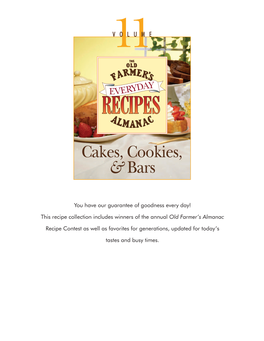 To Download Everyday Recipes: Cakes, Cookies & Bars