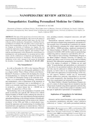Enabling Personalized Medicine for Children