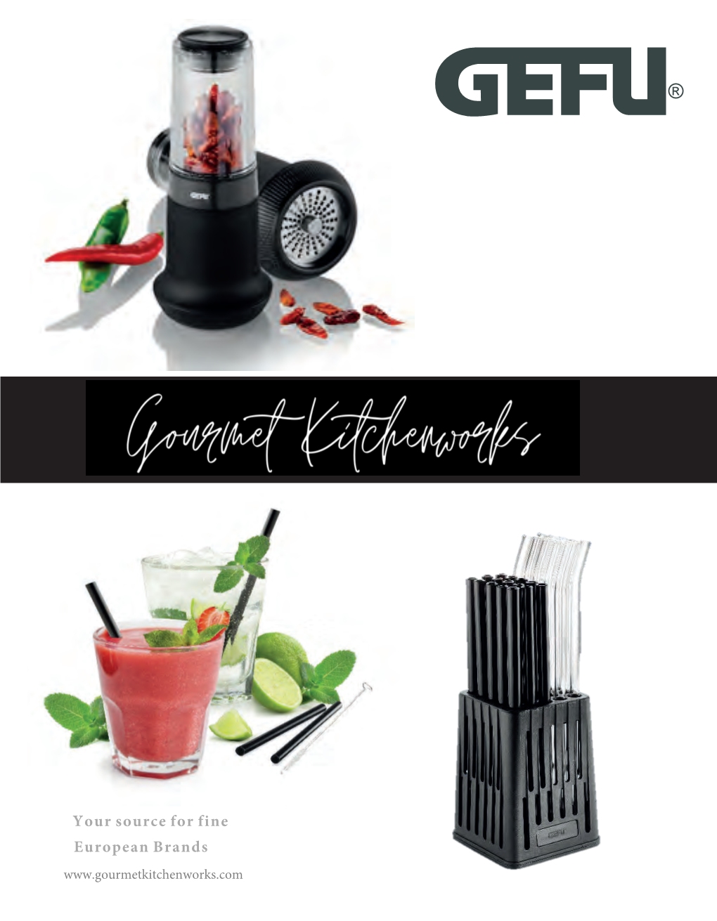 GEFU X-PLOSION® Design Series Sets New Standards in Seasoning with Ingenious Grinders, Super-Sharp Chilli Cutters, Stylish Shakers and Other Innovations
