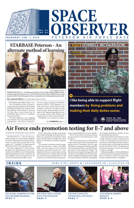 AIR FORCE BASE STARBASE Peterson - an Alternate Method of Learning
