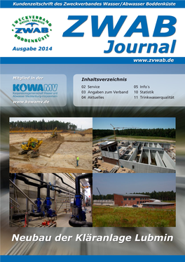 ZWAB Ausgabe 2014 Journal