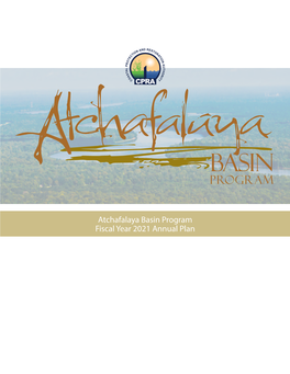 FY 2021 Atchafalaya Basin Annual Plan