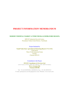 Project Information Memorandum