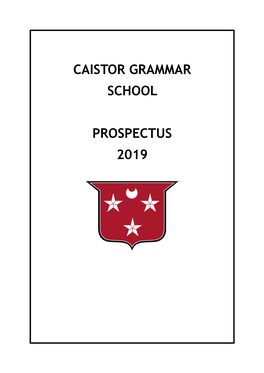Caistor Grammar School Prospectus 2019