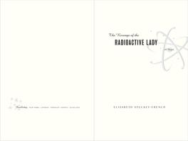 RADIOACTIVE LADY H a Novel Nnh