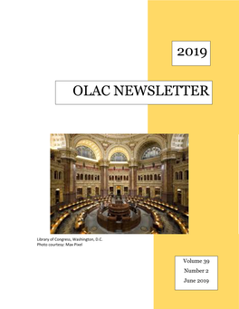 Olac Newsletter 2019