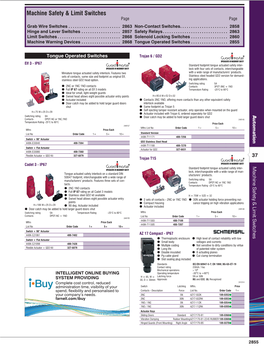 Machine Safety & Limit Switches