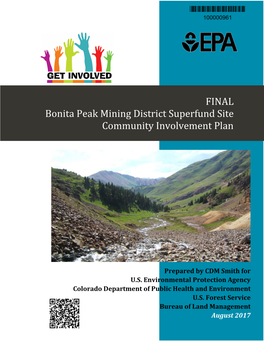 Bonita Peak Mining District Community Involvement Plan