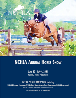 NCHJA Annual Horse Show