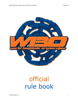 Official Rule Book Release 6